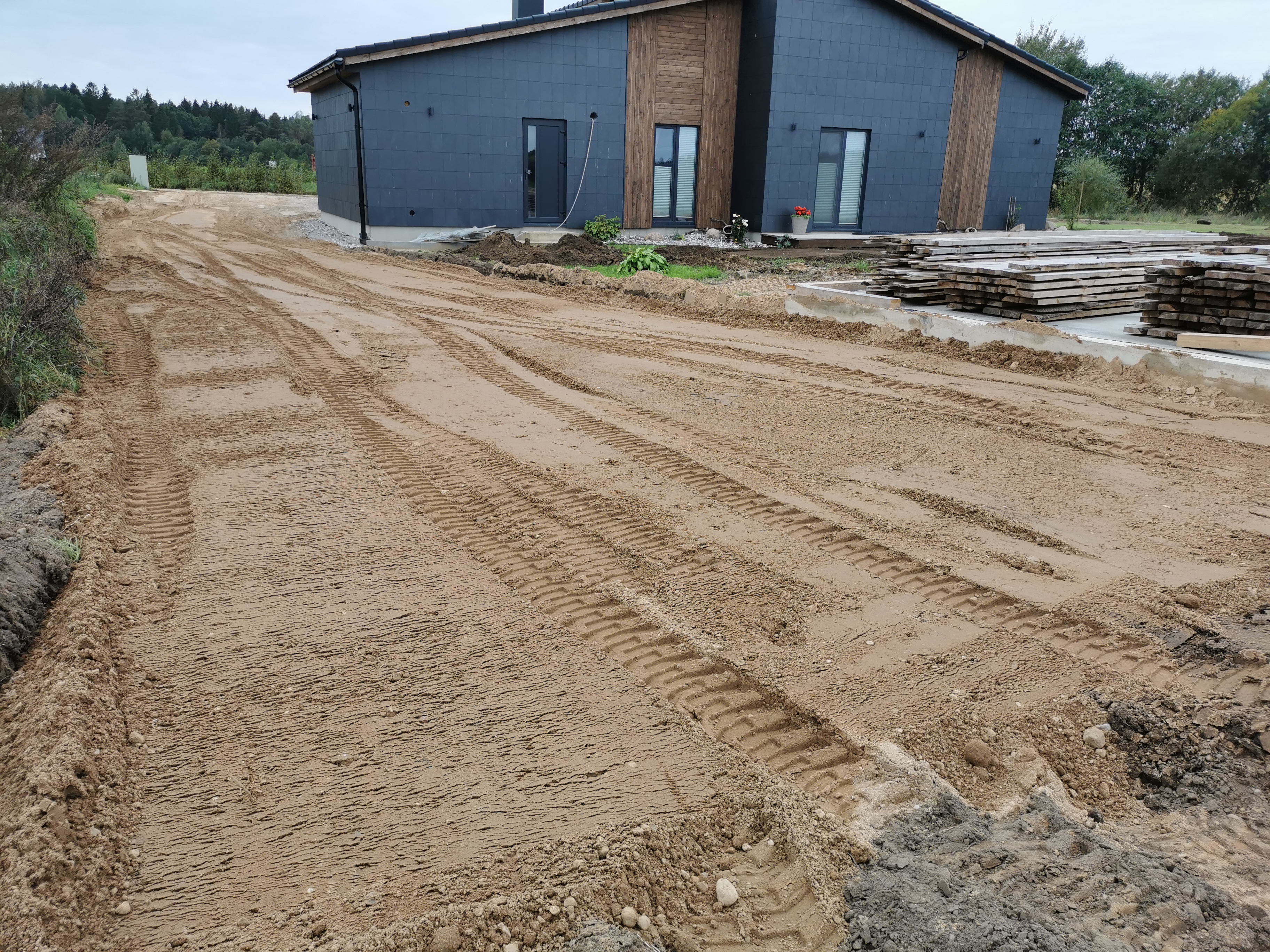 Sklypo reljefo išlyginimas